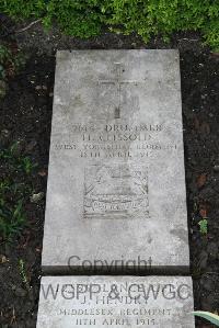 Boulogne Eastern Cemetery - Clissold, H