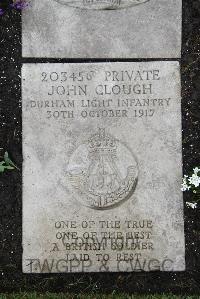 Boulogne Eastern Cemetery - Clough, John