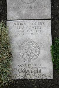 Boulogne Eastern Cemetery - Coates, Henry Stephen