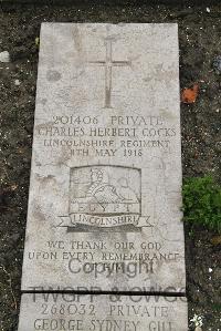 Boulogne Eastern Cemetery - Cocks, Charles Herbert