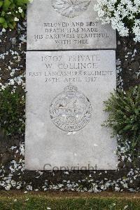 Boulogne Eastern Cemetery - Collinge, W