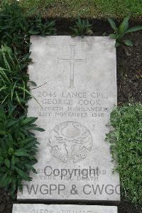 Boulogne Eastern Cemetery - Cook, George