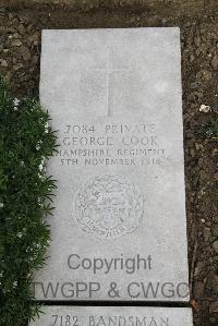 Boulogne Eastern Cemetery - Cook, G