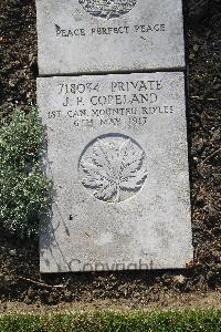 Boulogne Eastern Cemetery - Copeland, James