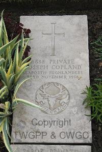 Boulogne Eastern Cemetery - Copland, Joseph