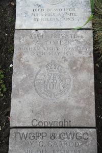 Boulogne Eastern Cemetery - Corder, Arnold