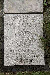 Boulogne Eastern Cemetery - Cork, Thomas