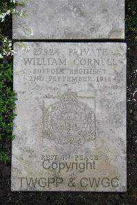 Boulogne Eastern Cemetery - Cornell, William