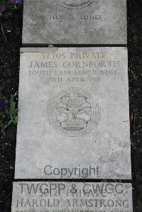 Boulogne Eastern Cemetery - Cornforth, James