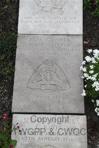 Boulogne Eastern Cemetery - Cotter, John