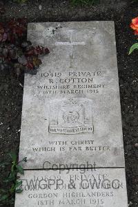 Boulogne Eastern Cemetery - Cotton, R