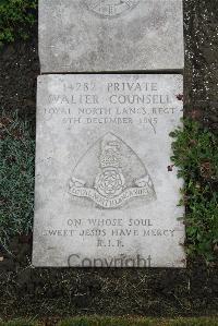 Boulogne Eastern Cemetery - Counsell, Walter