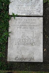 Boulogne Eastern Cemetery - Cowling, J W