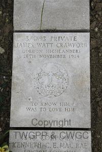 Boulogne Eastern Cemetery - Crawford, James Watt