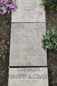 Boulogne Eastern Cemetery - Cridland, Ellis Edwin