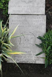 Boulogne Eastern Cemetery - Crockett, Richard Augustin