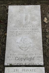 Boulogne Eastern Cemetery - Crone, John William