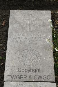 Boulogne Eastern Cemetery - Crooks, Samuel Josiah