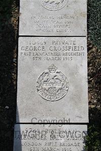 Boulogne Eastern Cemetery - Crossfield, George