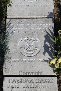 Boulogne Eastern Cemetery - Crowley, George Frederick