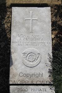 Boulogne Eastern Cemetery - Crowther, J