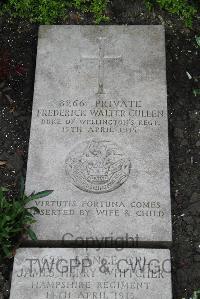 Boulogne Eastern Cemetery - Cullen, Frederick Walter