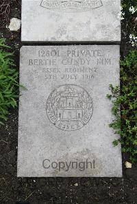 Boulogne Eastern Cemetery - Cundy, Bertie