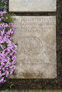 Boulogne Eastern Cemetery - Cuthbert, William Joseph