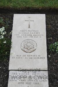 Boulogne Eastern Cemetery - Davies, George