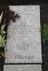 Boulogne Eastern Cemetery - Dawes, Sidney Frank