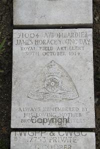 Boulogne Eastern Cemetery - Day, James Horace Young