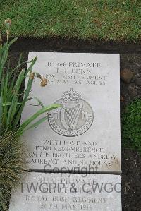 Boulogne Eastern Cemetery - Denn, John Joseph