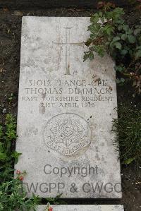 Boulogne Eastern Cemetery - Dimmack, Thomas