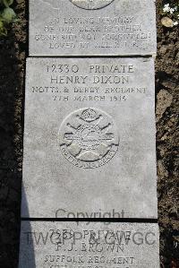 Boulogne Eastern Cemetery - Dixon, Henry