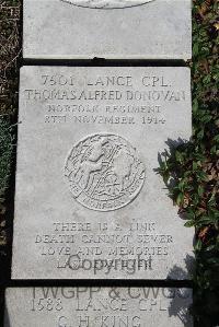 Boulogne Eastern Cemetery - Donovan, Thomas Alfred