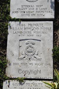 Boulogne Eastern Cemetery - Duddle, William Rowland