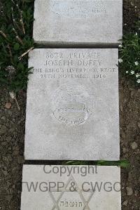 Boulogne Eastern Cemetery - Duffy, Joseph