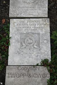 Boulogne Eastern Cemetery - Dutton, Joseph