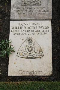 Boulogne Eastern Cemetery - Dyson, Willie Rogers