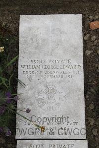 Boulogne Eastern Cemetery - Edwards, William George