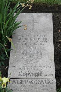 Boulogne Eastern Cemetery - Eldred, George