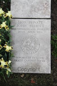 Boulogne Eastern Cemetery - Elliott, John