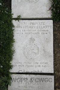 Boulogne Eastern Cemetery - Elliott, John Henry