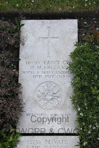 Boulogne Eastern Cemetery - England, Walter Hedley