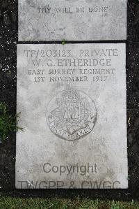 Boulogne Eastern Cemetery - Etheridge, W G