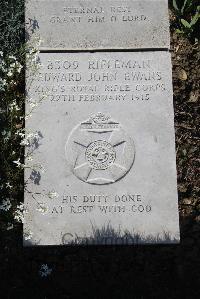 Boulogne Eastern Cemetery - Evans, Edgar John