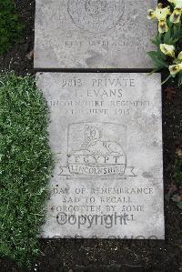 Boulogne Eastern Cemetery - Evans, Frank