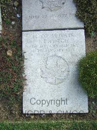 Boulogne Eastern Cemetery - Forgie, J R