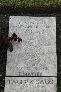 Boulogne Eastern Cemetery - Fair, Alexander