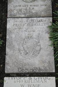 Boulogne Eastern Cemetery - Farley, Patrick